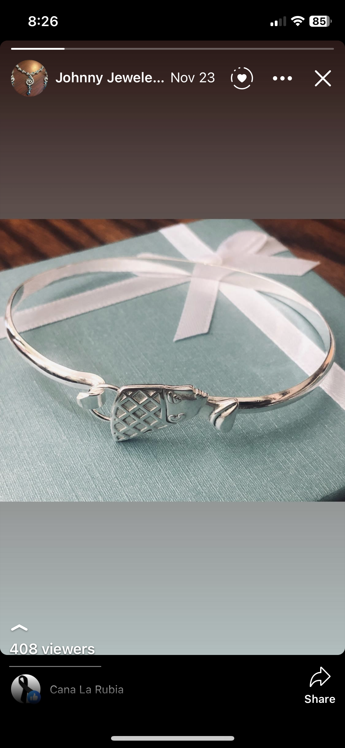 Sterling silver (925) Nefertiti set.
