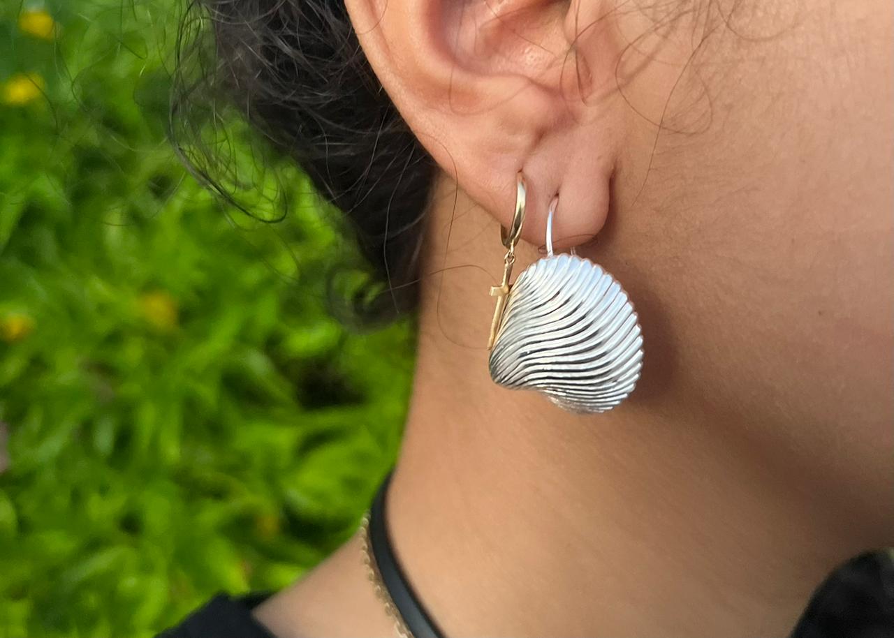 Sterling silver (925) seashells collection.