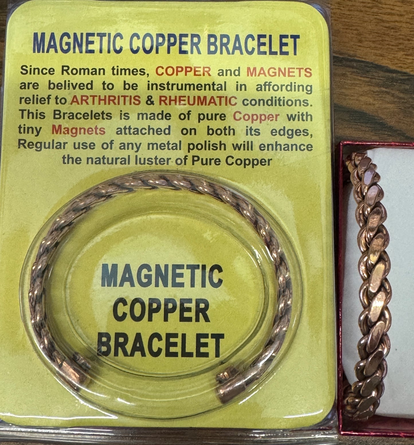 Magnetic Copper Bracelet.