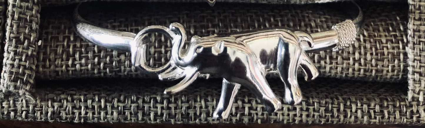 Elephant Sterling silver bracelet.