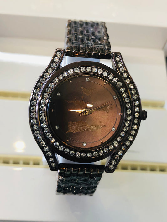 Bronze Color women watch.