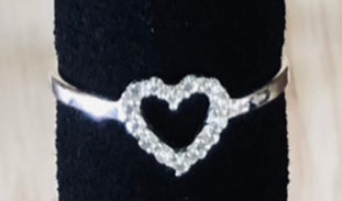 Sterling silver toe ring.