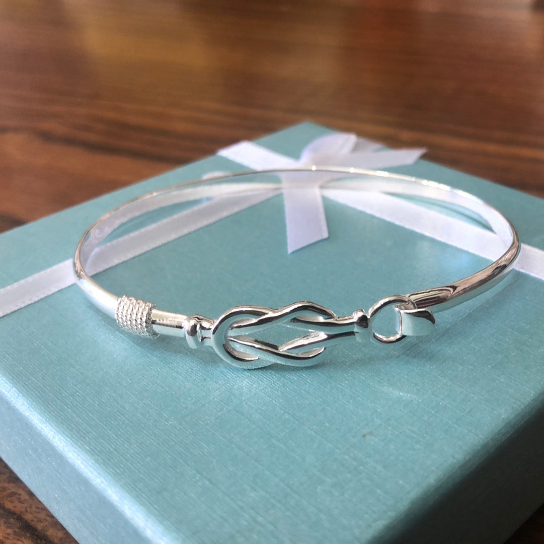 Sterling silver bracelet.