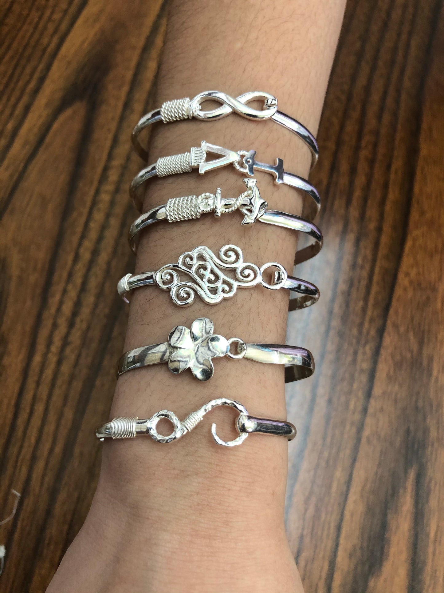 Sterling silver (925) waves bracelet