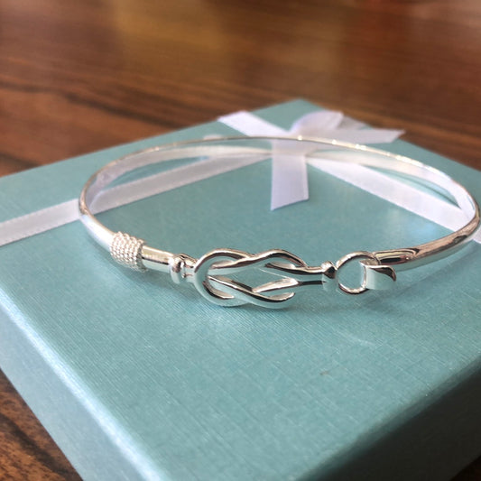Sterling silver bracelet.