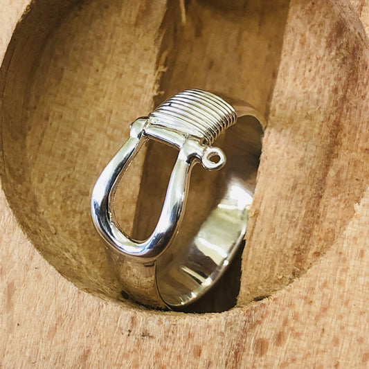 925 Sterling silver Shackle ring