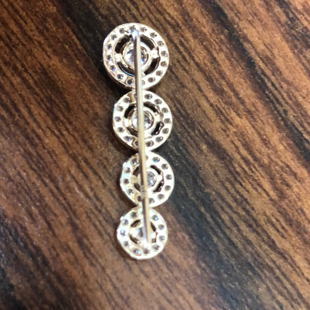 Solid 10 k gold ear cuff earrings for both sides .