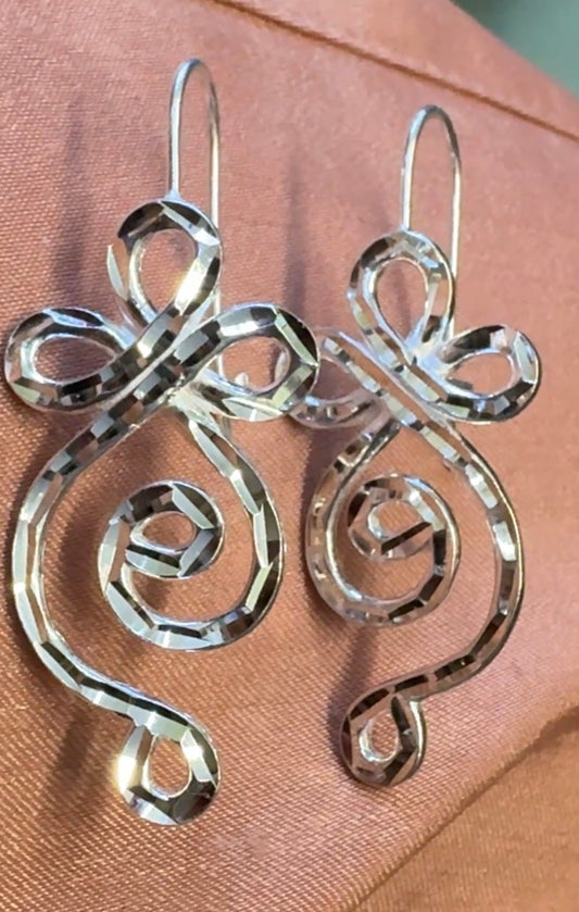 Sterling silver handmade earrings