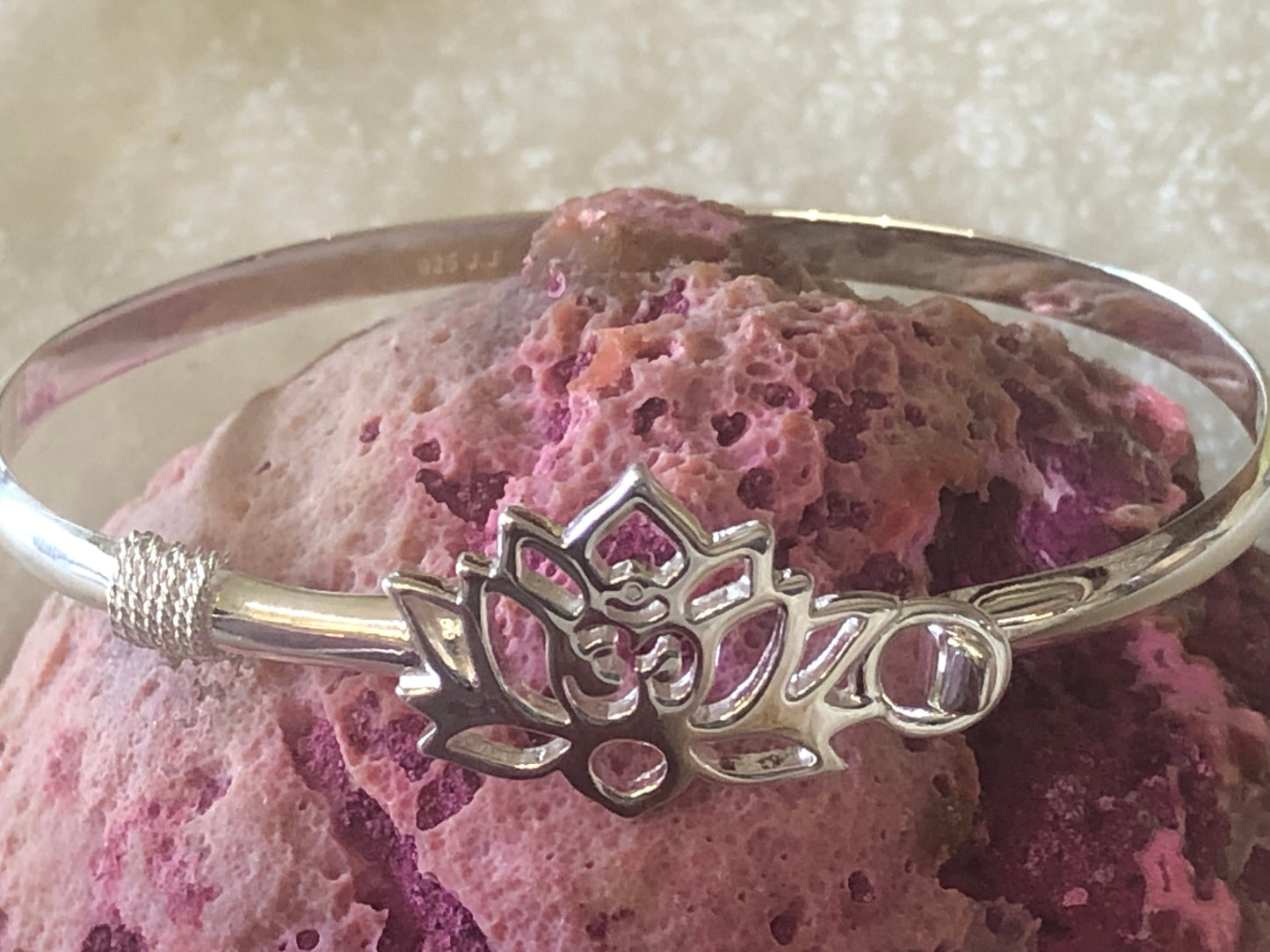 Sterling silver Lotus flower set.