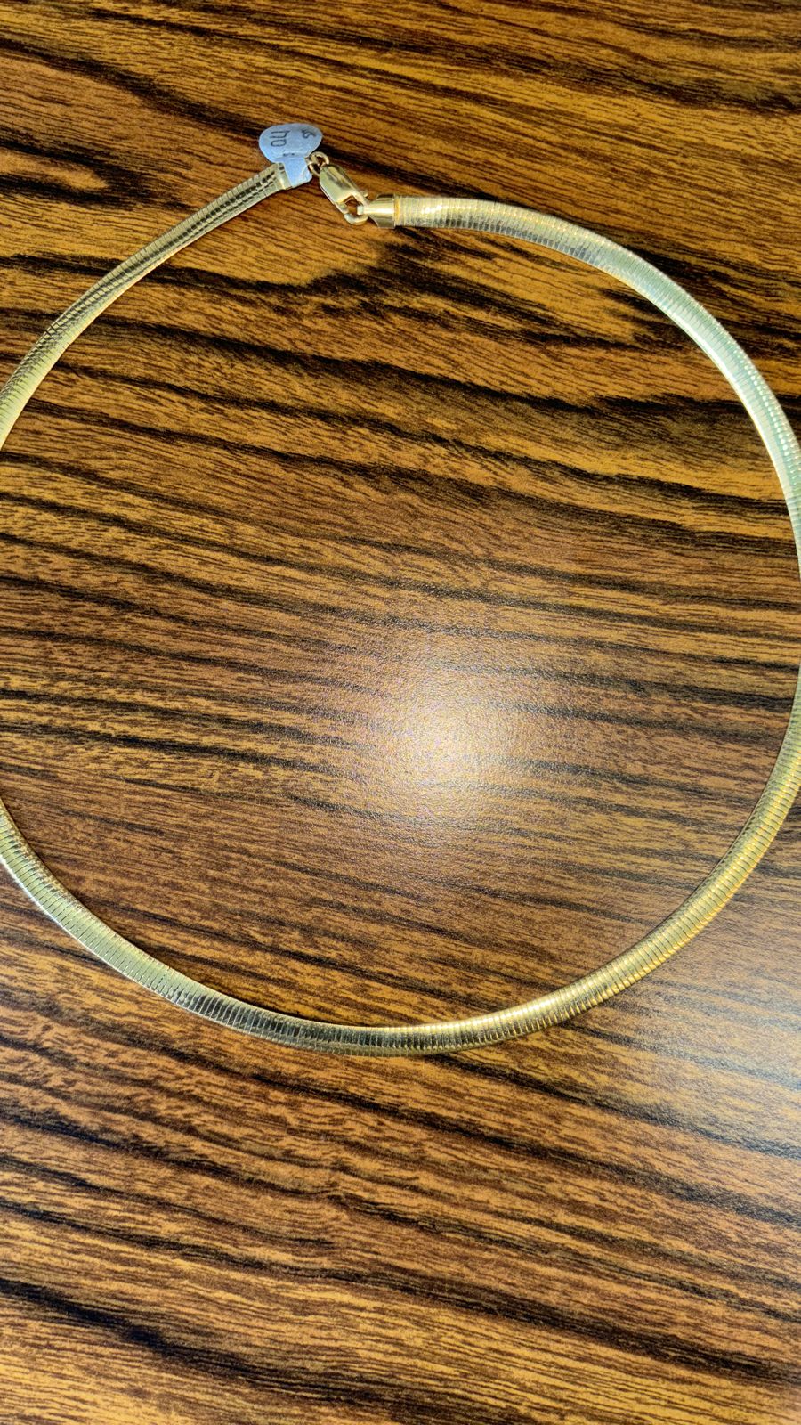 925 Sterling silver  reversible omega chain.