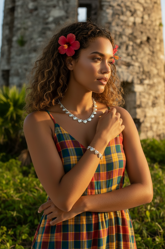Sterling silver 10 mm Hearts puff link collection.