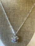 Stunning sterling silver chain and pendant set.