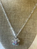 Stunning sterling silver chain and pendant set.