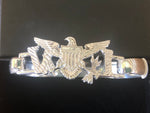 Men’s sterling silver (925) 8 mm VI flag bracelet