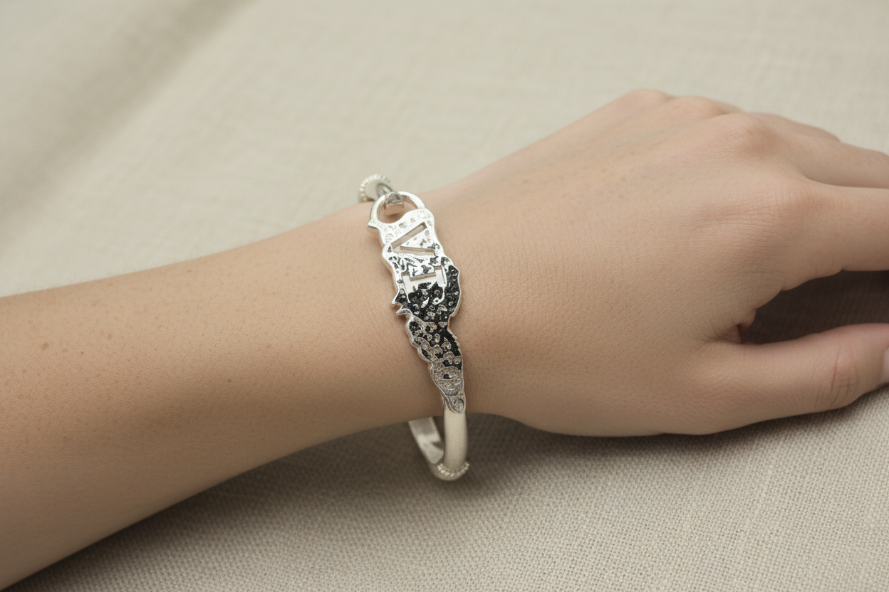 Saint Croix map kid’s bracelet