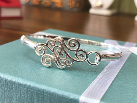 Sterling silver (925) waves bracelet