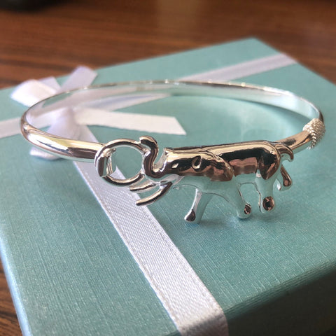 Elephant Sterling silver bracelet.