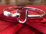 925 Sterling silver hook bracelets for kids