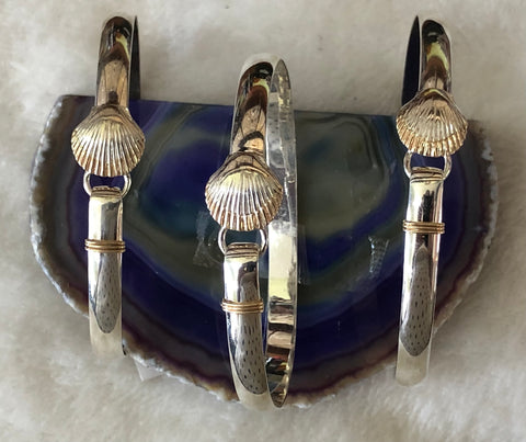 14 k gold wrapped sterling silver shell bracelet. – Johnny Jeweler St.Croix