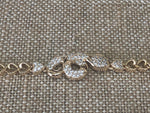 Snake gold plated hand chain