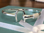 925 Sterling silver hook bracelets for kids