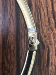925 Sterling silver  reversible omega chain.