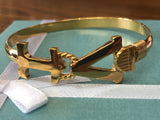 Gold plated VI bracelet