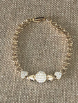 Gold plated hand chain 7 1/2 inches