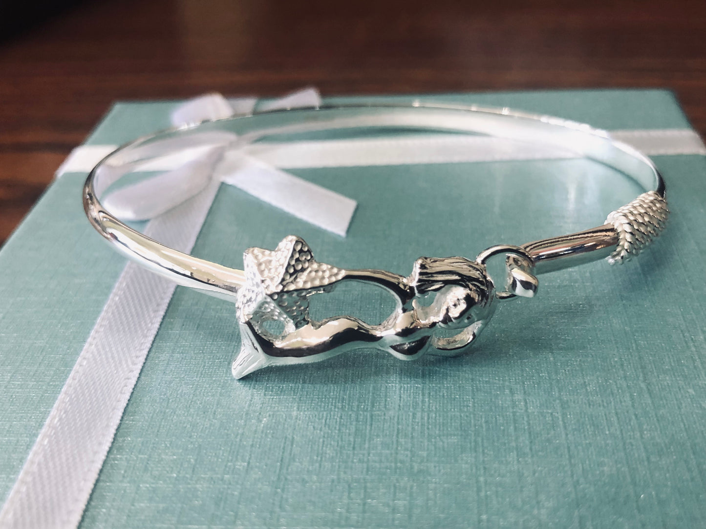 Mermaid Sterling silver bracelet.