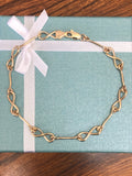Solid 10 k gold Infinity Bracelet and Anklet collection