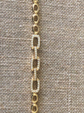 Gold plated hand chain 7 1/2 inches